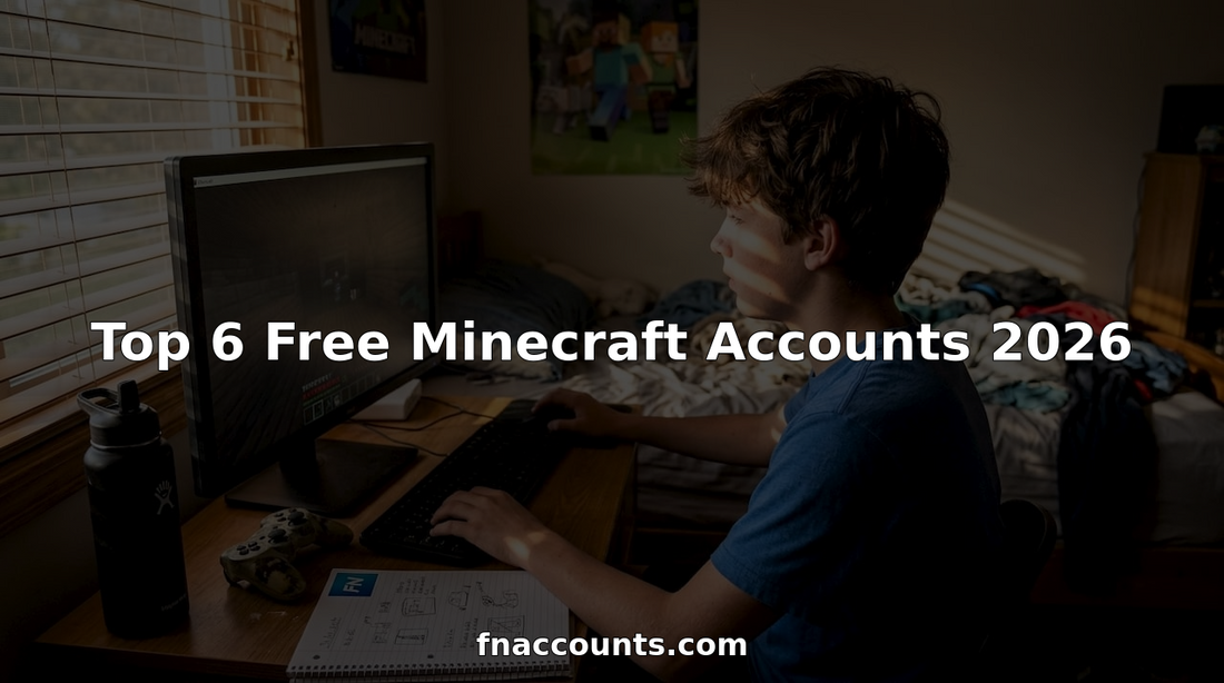 Teen playing Minecraft at bedroom desk